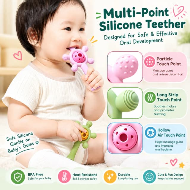 Tree Food Grade Silicone Teether